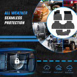 Nilight TPE Floor Mats for BMW X7 7 Seats 2019 2020 2021 2022 2023 2024 2025 2026 All Weather Custom Fit Heavy Duty Floor Liners, view 5