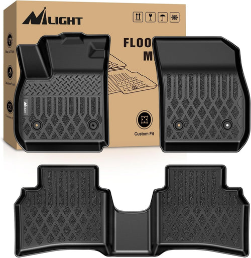 Nilight TPE Floor Mats for Buick Envision 2021 2022 2023 2024 2025 2026 All Weather Custom Fit Heavy Duty Floor Liners