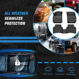 Nilight TPE Floor Mats for Buick Envision 2021 2022 2023 2024 2025 2026 All Weather Custom Fit Heavy Duty Floor Liners, view 5