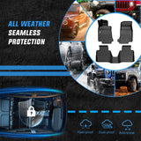 Nilight TPE Floor Mats for Cadillac CT5 2019 2020 2021 2022 2023 2024 All Weather Custom Fit Heavy Duty Floor Liners, view 5