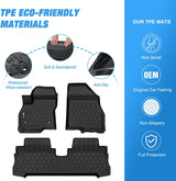 Nilight TPE Floor Mats for Chevy Bolt EV 2017 2018 2019 2020 2021 2022 2023, All Weather Custom Fit Heavy Duty Floor Liners, view 3