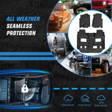 Nilight TPE Floor Mats for Chevy Chevrolet Suburban GMC Yukon XL Bucket Seats 2015 2016 2017 2018 2019 2020 All Weather Custom Fit Heavy Duty Floor Liners, view 5