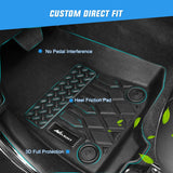 Nilight 2010 2011 2012 2013 2014 2015 2016 2017 Chevy Equinox / GMC Terrain TPE Floor Mats, view 2