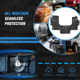 Nilight TPE Floor Mats for Chevy Express GMC Savana 1500 2500 3500 2015 2016 2017 2018 2019 2020 2021 2022 2023 2024 2025 All Weather Custom Fit Heavy Duty Floor Liners, view 5