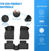 Nilight TPE Floor Mats for Chevy Malibu 2013 2014 2015, 2016 Chevrolet Malibu Limited Only, All Weather Custom Fit Heavy Duty Floor Liners, view 3