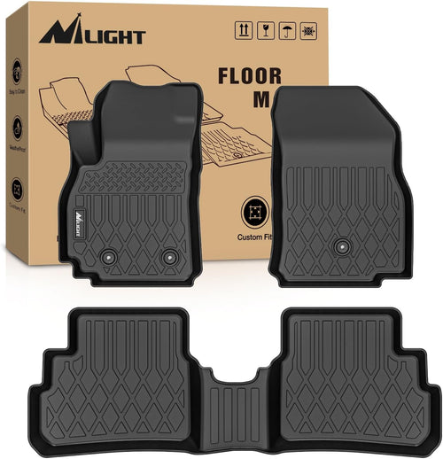 Nilight TPE Floor Mats for Chevy Spark 2016 2017 2018 2019 2020 2021 2022 2023, All Weather Custom Fit Heavy Duty Floor Liners