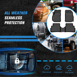 Nilight TPE Floor Mats for Chevy Spark 2016 2017 2018 2019 2020 2021 2022 2023, All Weather Custom Fit Heavy Duty Floor Liners, view 5