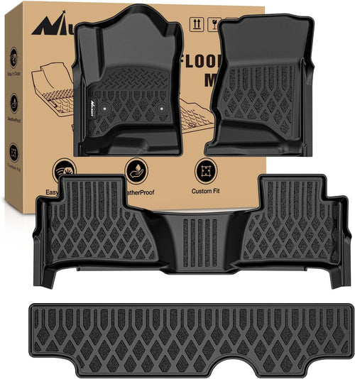 Nilight TPE Floor Mats for Chevy Tahoe GMC Yukon 2015 2016 2017 2018 2019 2020 (Not for XL) All Weather Custom Fit Heavy Duty Floor Liners