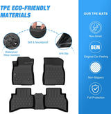Nilight TPE Floor Mats for Chevy Trailblazer (AWD Only) 2021 2022 2023 2024 2025 2026, All Weather Custom Fit Heavy Duty Floor Liners, view 3