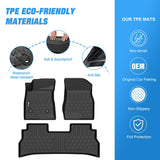Nilight TPE Floor Mats for Chevy Trax Buick Envista 2024 2025, view 4