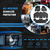 Nilight TPE Floor Mats for Chrysler Pacifica 2017 2018 2019 2020 2021 2022 2023 2024 2025 2026 (Not Hybrid) All Weather Custom Fit Heavy Duty Floor Liners, view 5