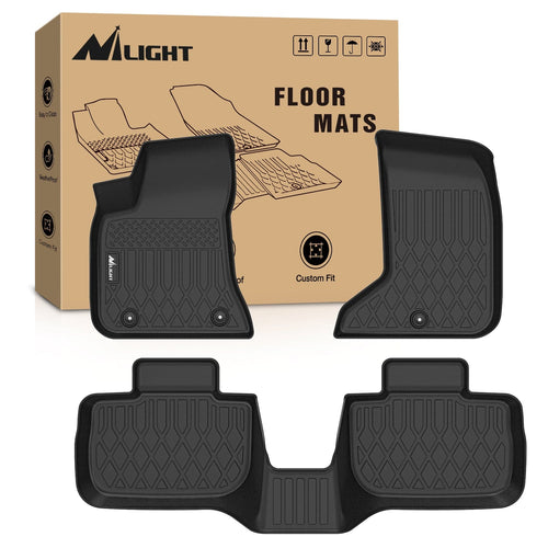 Nilight TPE Floor Mats for Dodge Charger AWD Chrysler 300 AWD 2011 2012 2013 2014 2015 2016 2017 2018 2019 2020 2021 2022 2023