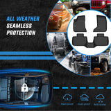 Nilight TPE Floor Mats for Dodge Charger AWD Chrysler 300 AWD 2011 2012 2013 2014 2015 2016 2017 2018 2019 2020 2021 2022 2023, view 5