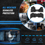 Nilight TPE Floor Mats for Dodge Ram 1500 2500 3500 Bench Seat Crew Cab 2013 2014 2015 2016 2017 2018 & Ram 1500 Classic 2019 2020 2021 2022 2023 2024 All Weather Custom Fit Heavy Duty Floor Liners, view 5