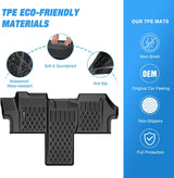 Nilight TPE Floor Mats for Dodge Ram Promaster 1500 2500 3500 2018 2019 2020 2021 2022 2023 2024 2025 All Weather Custom Fit Heavy Duty Floor Liners, view 3