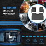 Nilight TPE Floor Mats for Ford F150 F-150 SuperCrew Crew Cab Bucket Seat 2010 2011 2012 2013 2014, All Weather Custom Fit Heavy Duty Floor Liners, view 5