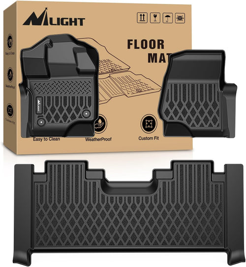 Nilight TPE Floor Mats for Ford F150 SuperCab Extended Cab 2015-2026 | for F-150 1st Bucket Seat All Weather Custom Fit Heavy Duty Floor Liners