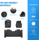 Nilight TPE Floor Mats for Ford F150 SuperCab Extended Cab 2015-2026 | for F-150 1st Bucket Seat All Weather Custom Fit Heavy Duty Floor Liners, view 3