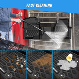 Nilight TPE Floor Mats for Ford F250 F350 F450 F550 Super Duty Crew Cab Bench Seat 2017 2018 2019 2020 2021 2022 2023 2024 2025 2026 All Weather Custom Fit Heavy Duty Floor Liners, view 6