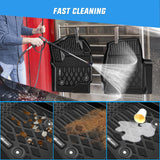 Nilight TPE Floor Mats for Ford F250 F350 F450 F550 Super Duty Crew Cab Bucket Seat 2017 2018 2019 2020 2021 2022 2023 2024 2025 2026 All Weather Custom Fit Heavy Duty Floor Liners, view 6