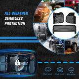 Nilight TPE Floor Mats for Ford F250 F350 F450 SuperCrew Crew Cab 2012 2013 2014 2015 2016 All Weather Custom Fit Heavy Duty Floor Liners, view 5