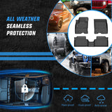 Nilight TPE Floor Mats for Ford Maverick Hybrid 2022 2023 2024 2025 2026, All Weather Custom Fit Heavy Duty Floor Liners, view 5
