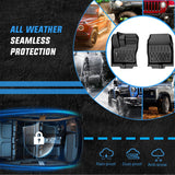 Nilight TPE Floor Mats for Ford Transit Connect with Vinyl Flooring and Posts Only 2014 2015 2016 2017 2018 2019 2020 2021 All Weather Custom Fit Heavy Duty Floor Liners, view 5