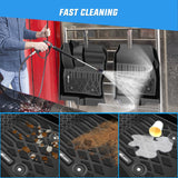 Nilight TPE Floor Mats for Ford Transit Connect with Vinyl Flooring and Posts Only 2014 2015 2016 2017 2018 2019 2020 2021 All Weather Custom Fit Heavy Duty Floor Liners, view 6