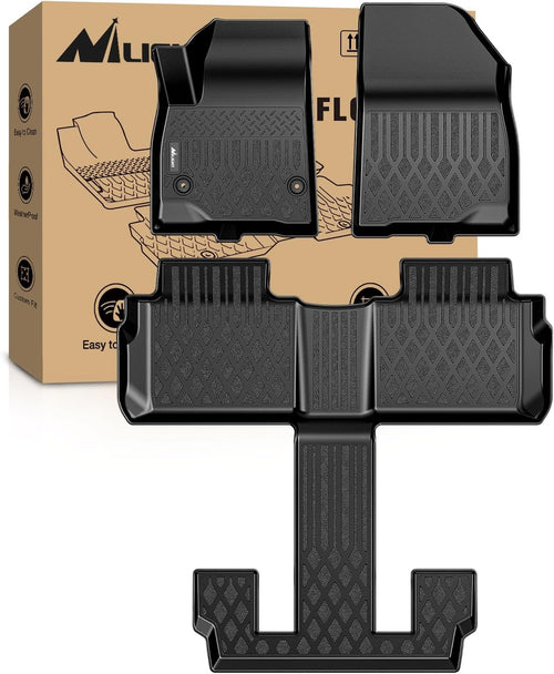Nilight TPE Floor Mats for GMC Acadia Bucket Seats 2017 2018 2019 2020 2021 2022 All Weather Custom Fit Heavy Duty Floor Liners