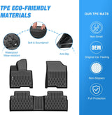 Nilight TPE Floor Mats for Hyundai Tucson PHEV (Plug-in Hybrid) 2022 2023 2024 2025 2026 All Weather Custom Fit Heavy Duty Floor Liners, view 3