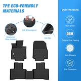 Nilight TPE Floor Mats for Lexus RX RX350 RX350h RX500h 2023 2024 2025 (NOT for RX450h PHEV), view 3