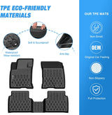 Nilight TPE Floor Mats for Lincoln Corsair (Gas Model) 2020 2021 2022 2023 2024 2025 All Weather Custom Fit Heavy Duty Floor Liners, view 3
