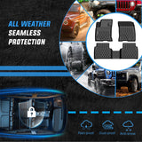 Nilight TPE Floor Mats for Lincoln Corsair (Gas Model) 2020 2021 2022 2023 2024 2025 All Weather Custom Fit Heavy Duty Floor Liners, view 6