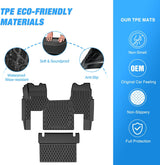 Nilight TPE Floor Mats for Mack Anthem 2018 2019 2020 2021 2022 2023 2024 2025 All Weather Custom Fit Heavy Duty Floor Liners, view 3