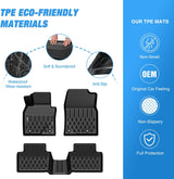 Nilight TPE Floor Mats for Mazda CX-30 CX30 2020 2021 2022 2023 2024 2025 2026 All Weather Custom Fit Heavy Duty Floor Liners, view 3