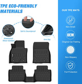 Nilight TPE Floor Mats for Mazda CX-50 CX50 2023 2024 2025 2026, All Weather Custom Fit Heavy Duty Floor Liners, view 3