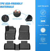 Nilight TPE Floor Mats for Nissan Kicks 2025 2026 All Weather Custom Fit Heavy Duty Floor Liners, view 3