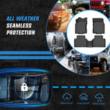 Nilight TPE Floor Mats for Nissan Rogue (Not fit Sport or Select Models) 2014 2015 2016 2017 2018 2019 2020, All Weather Custom Fit Heavy Duty Floor Liners, view 5