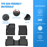 Nilight TPE Floor Mats for Nissan Rogue (Not for Rogue Sport) 2021 2022 2023 2024 2025 All Weather Custom Fit Heavy Duty Floor Liners, view 3