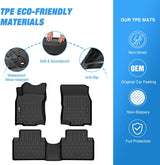 Nilight TPE Floor Mats for Nissan Rogue Sport 2017 2018 2019 2020 2021 2022 2023, All Weather Custom Fit Heavy Duty Floor Liners, view 3