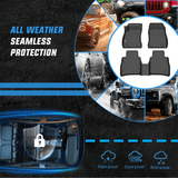 Nilight TPE Floor Mats for Nissan Sentra 2014 2015 2016 2017 2018 2019, view 5
