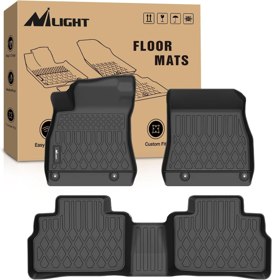 Nilight TPE Floor Mats for Nissan Sentra 2020 2021 2022 2023 2024 2025 2026, All Weather Custom Fit Heavy Duty Floor Liners
