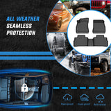 Nilight TPE Floor Mats for Nissan Sentra 2020 2021 2022 2023 2024 2025 2026, All Weather Custom Fit Heavy Duty Floor Liners, view 5