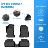Nilight 2018 2019 2020 2021 2022 2023 Subaru Crosstrek / 2017 2018 2019 2020 2021 2022 2023 Subaru Impreza TPE Floor Mats, view 3