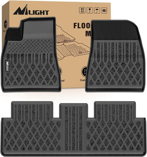 Nilight TPE Floor Mats for Tesla Model 3 2024 2025 2026 All Weather Custom Fit Heavy Duty Floor Liners