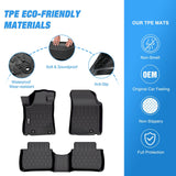 Nilight 2013 2014 2015 2016 2017 2018 2019 2020 Nissan Altima TPE Floor Mats, view 3