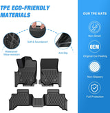 Nilight TPE Floor Mats for Toyota 4Runner 5 Seats 2025 2026 (Not for Hybrid) All Weather Custom Fit Heavy Duty Floor Liners, view 3
