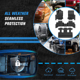 Nilight TPE Floor Mats for Toyota 4Runner 7 Seats Only 2025 2026 | All Weather Custom Fit Heavy Duty Floor Liners, view 6
