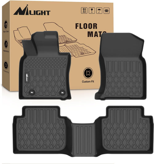 Nilight TPE Floor Mats for Toyota Camry AWD Only 2020 2021 2022 2023 2024, All Weather Custom Fit Heavy Duty Floor Liners