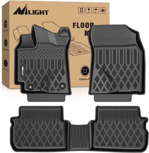 Nilight TPE Floor Mats for Toyota Corolla 2008 2009 2010 2011 2012 2013 | All Weather Custom Fit Heavy Duty Floor Liners